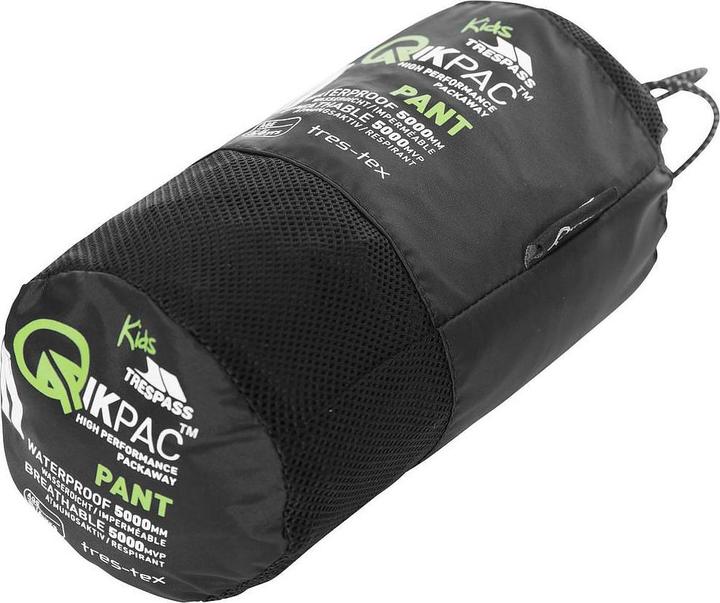 Actual product image Trespass QIKPAC Rain Trousers - UNISEX (XXL)