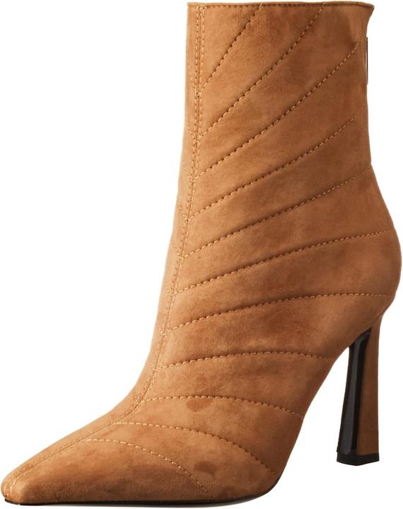 Pollini Pumps élégants en suède avec talon et motif matelassé (39)