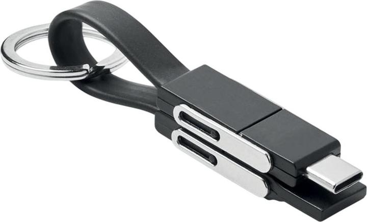 Actual product image MidOcean Key C 4 in 1 Keyring Charging Cable