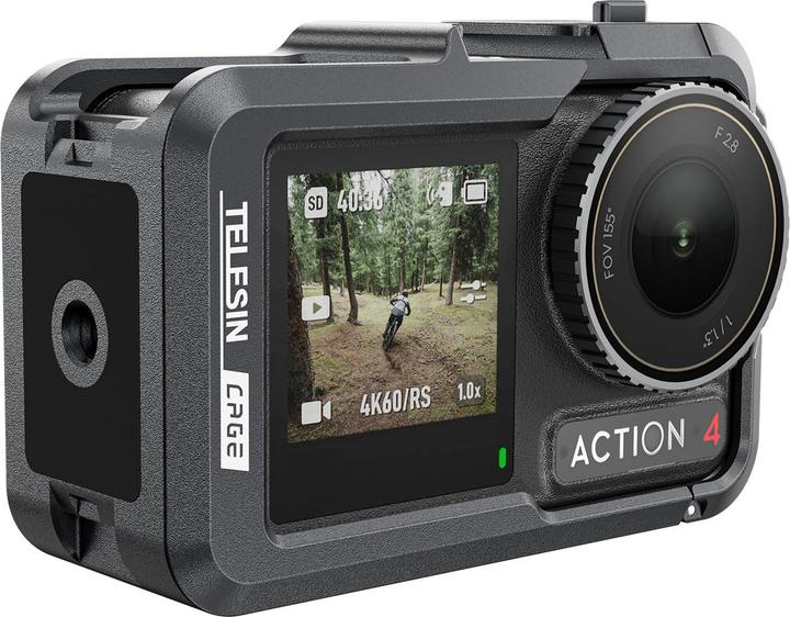 Actual product image Telesin Metal Rabbit Cage Frame for DJI ACTION 3/4