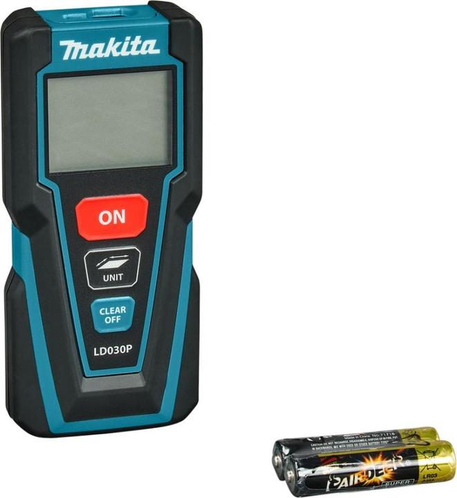 Produktbild Makita Laserentfernungsmessgerät LD030P (30 m, 635 nm)