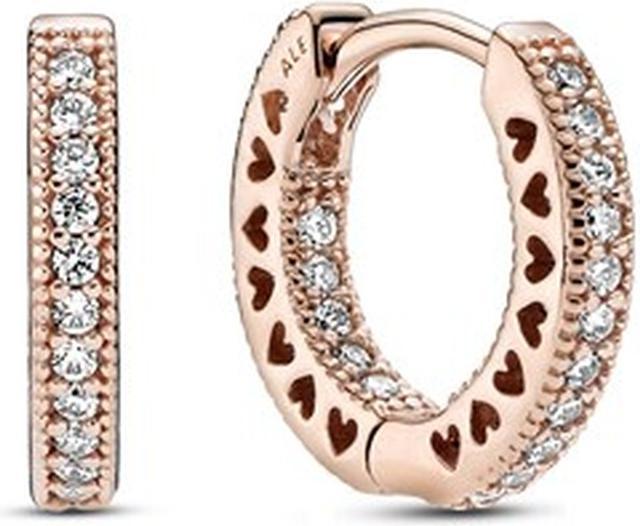 Pandora Rose Hoop Ohrringe (Silber 925)