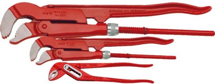 Produktbild VBW Werkstatt Rohrzangen-Set 3teil (250 mm)