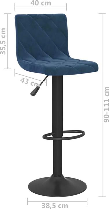 Actual product image VidaXL Bar stool