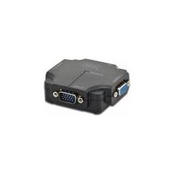 Thumbnail - Digitus VGA Splitter 2-Port 350MHz int.Leistungsverstaerker bis 75m max Aufloesung 2048x1536 bei 60Hz, Switch Box