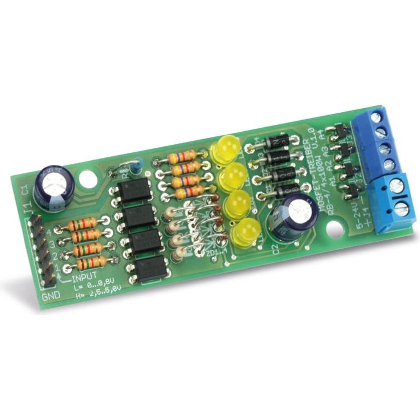 Thumbnail - Pollin Electronic Bausatz Mosfet-Treiber RB-4/4x100W, Elektronikmodul