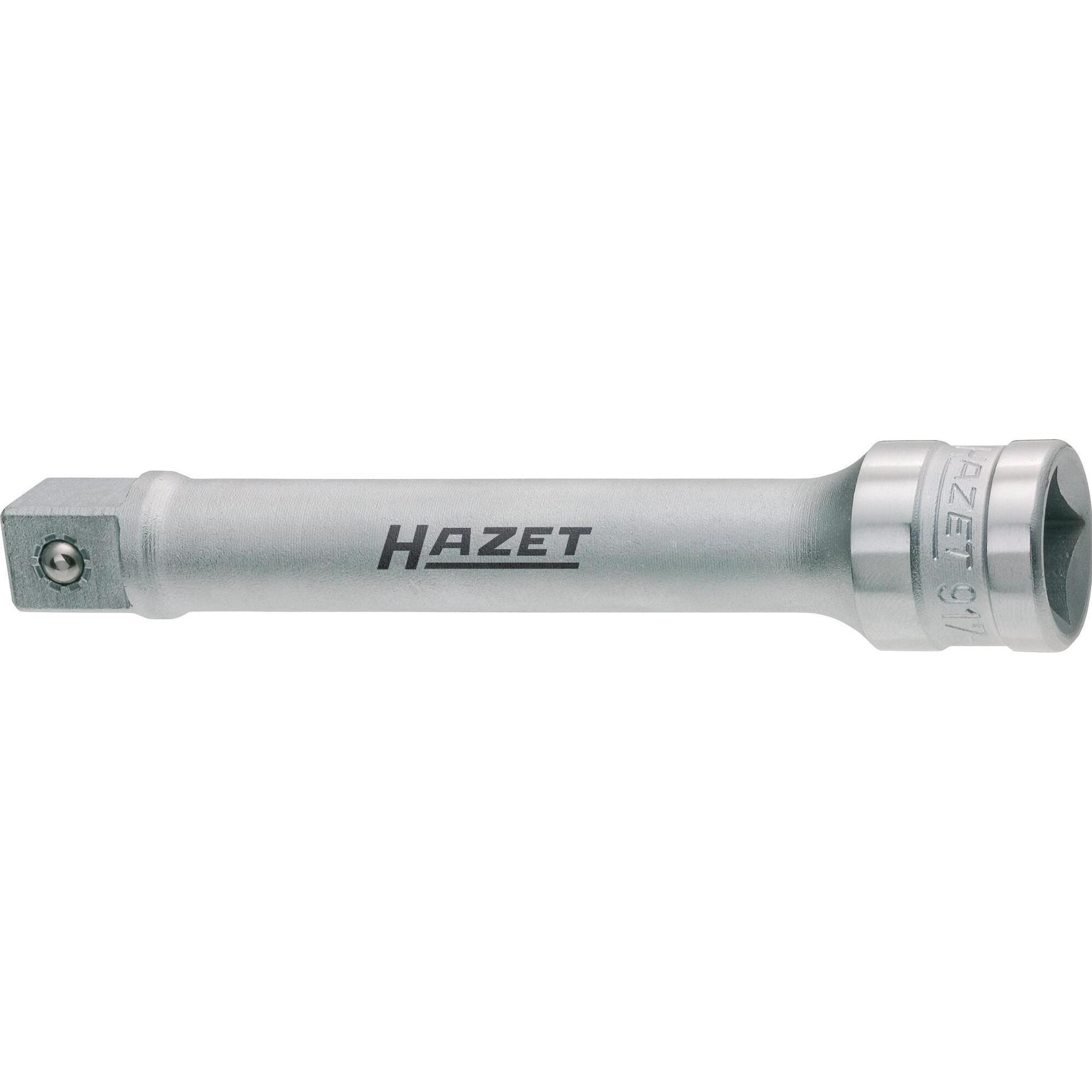 HAZET, Steckschlüssel + Stecknuss, Verlängerung 917-5 ∙ Vierkant12,5 mm (1/2 Zoll) ∙ Vierkant 12,5 mm (1/2 Zoll)