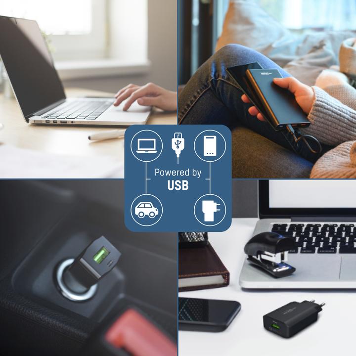 Immagine prodotto Ansmann Caricabatterie Comfort Smart (1 pz., AAA, AA, 800.80 mAh, Batteria + Caricabatterie)