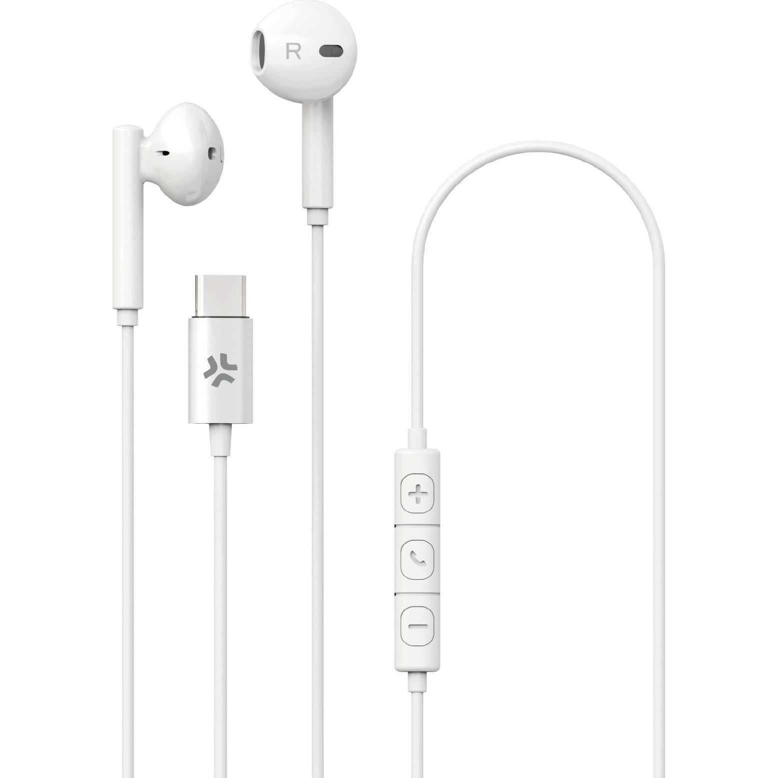 Celly Stereo-Kopfhörer mit Kabel USB-C (Cablato), Cuffie