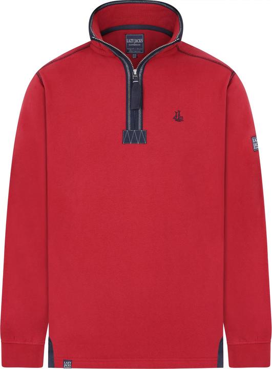 Actual product image Lazy Jacks Mens Quarter Zip Sweatshirt (3XL)