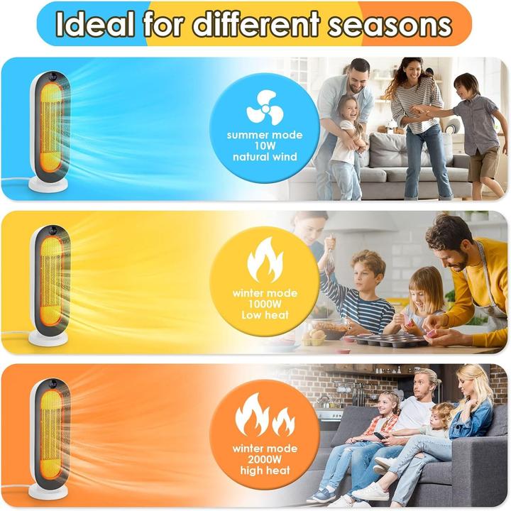 Actual product image Coocheer Ventilator Heater (2000 W)