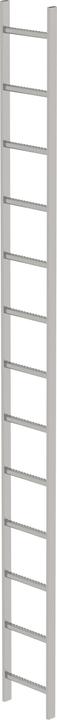 Image du produit Munk Echelle de cuvette Acier inoxydable V4A 300mm Largeur utile 13 échelons (5 cm)