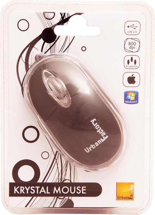 Produktbild Urban Factory BDM02UF Maus Beidhändig USB Typ-A Optisch 800 DPI (Kabelgebunden)