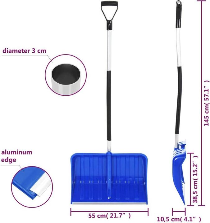 Immagine prodotto vidaXL Pala da neve