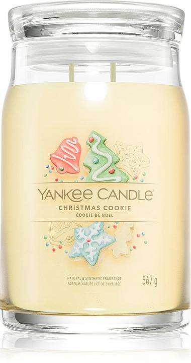 Actual product image Yankee Candle Signature Christmas Cookie Świeca Duża 567g (567 g)