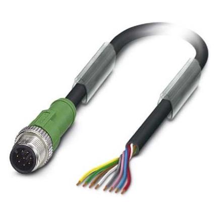 Phoenix Contact Sensor-/Aktor-Kabel, Elektronikkabel + Stecker, Schwarz