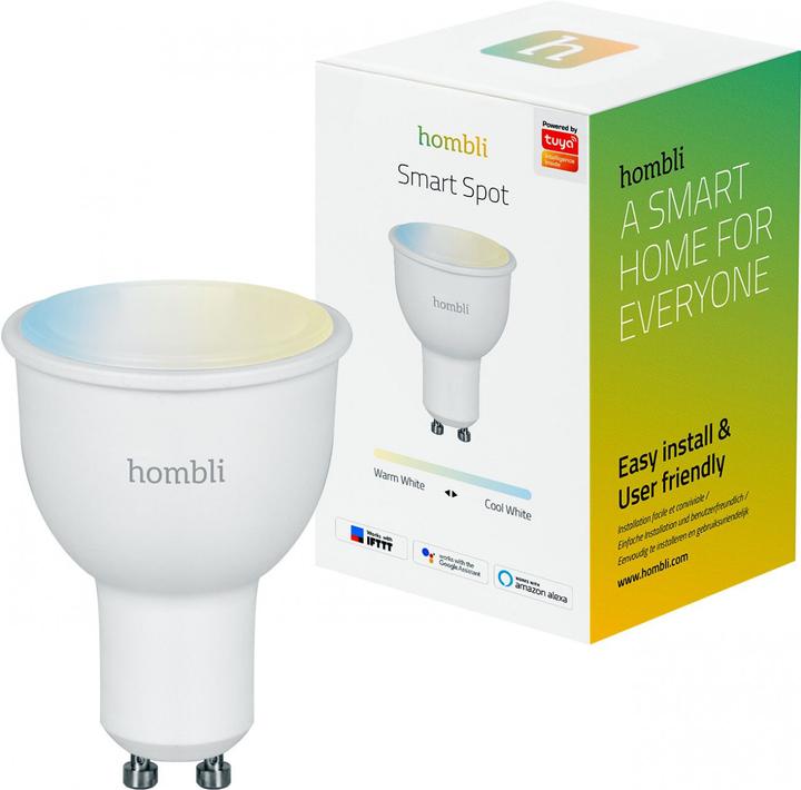 Actual product image Hombli Smart Spot CCT (GU10, 4.50 W, 380 lm, 1 x, F)