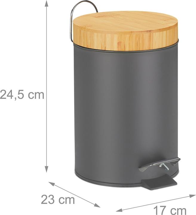 Image du produit Relaxdays Poubelle cosmétique (3 l)