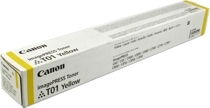 Image du produit Canon Toner jaune T01 ImagePress C750 39'500 ppm (Y)