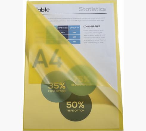 Produktbild Exacompta Sichthülle A4, 100 Stück, Gelb (A4, 100x)