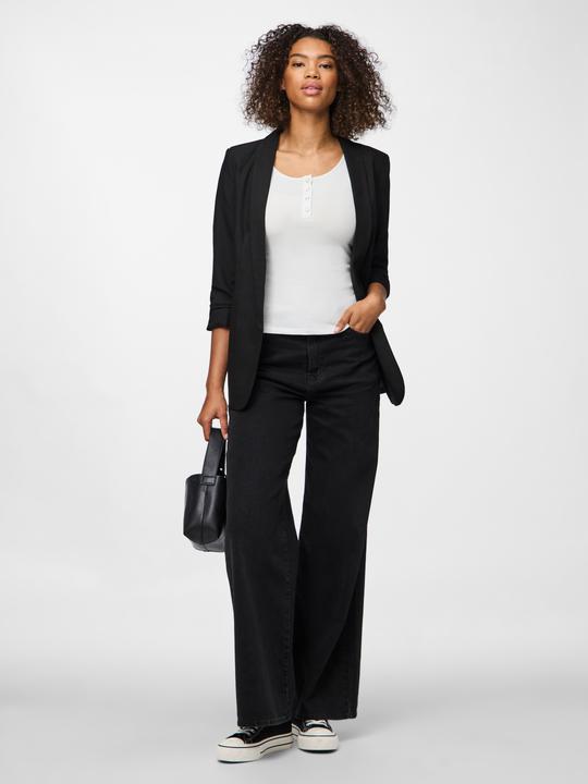 Immagine prodotto Pieces Top a coste con maniche corte (M)