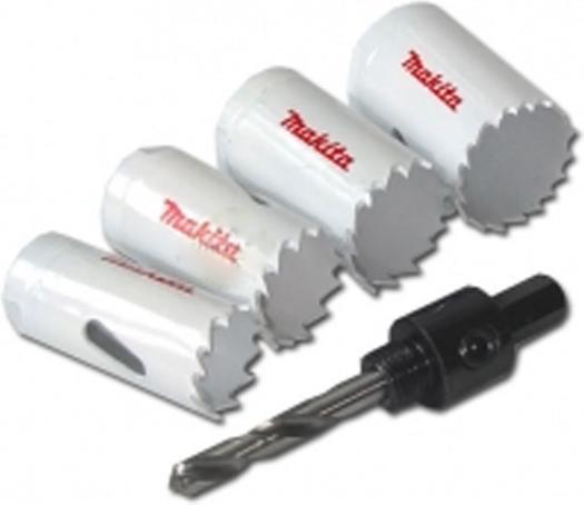 Actual product image Makita d-33657 set 2 crowns adapter hole (22, 29, 32, 51 mm)