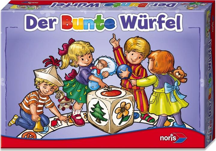 Produktbild Noris Der bunte Würfel (Deutsch, Englisch, Französisch, Italienisch, 2 - 4 Spieler)
