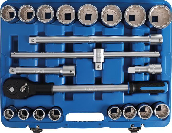 Actual product image BGS Socket Set 20 mm (3/4") Inch Sizes 21 pcs.