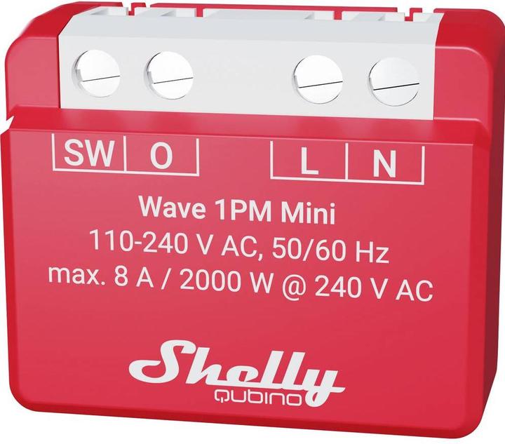 Immagine prodotto Shelly Qubino Wave 1PM Mini (Attuatore dell'interruttore)