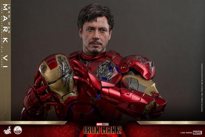 Image du produit Hot Toys Iron Man 2 figurine 1/4 Iron Man Mark VI 48 cm