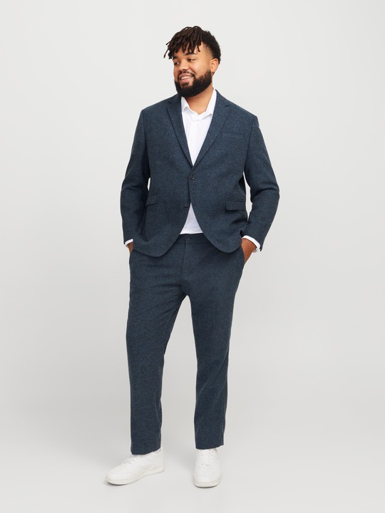 Produktbild Jack & Jones Plus Size Slim Fit Anzug Einreihiger Blazer und Hose (62)