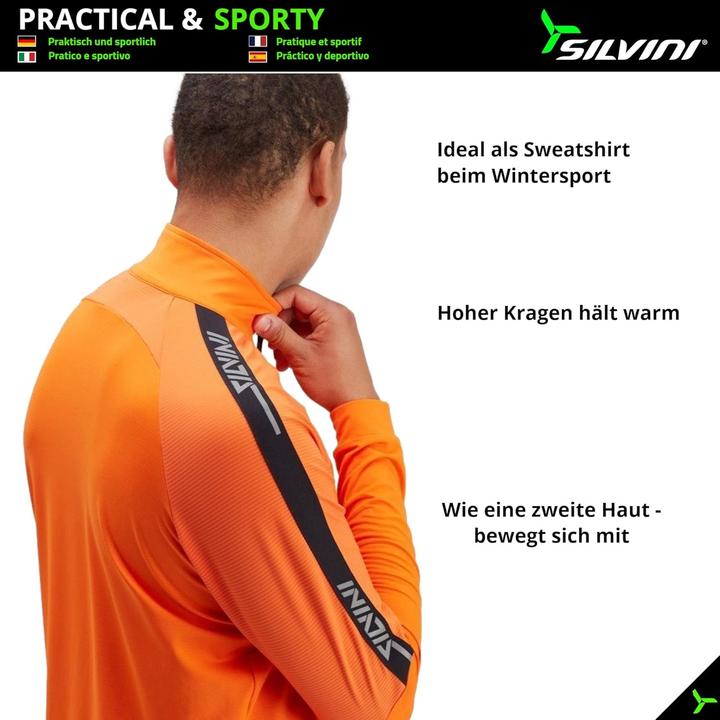 Produktbild Silvini Männer Männer Sweatshirt Marone MJ1900 (M)