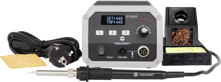 Actual product image Toolcraft High Frequency Soldering Station ST-100 HF