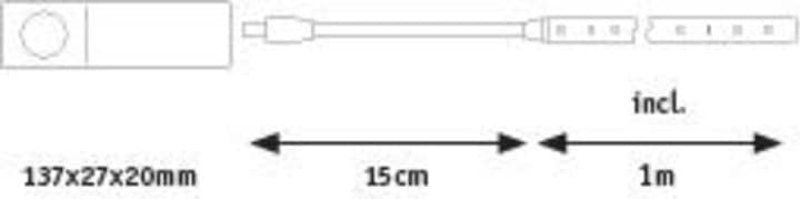 Immagine prodotto Paulmann Set a righe (Bianco caldo, 100 cm, Interno)
