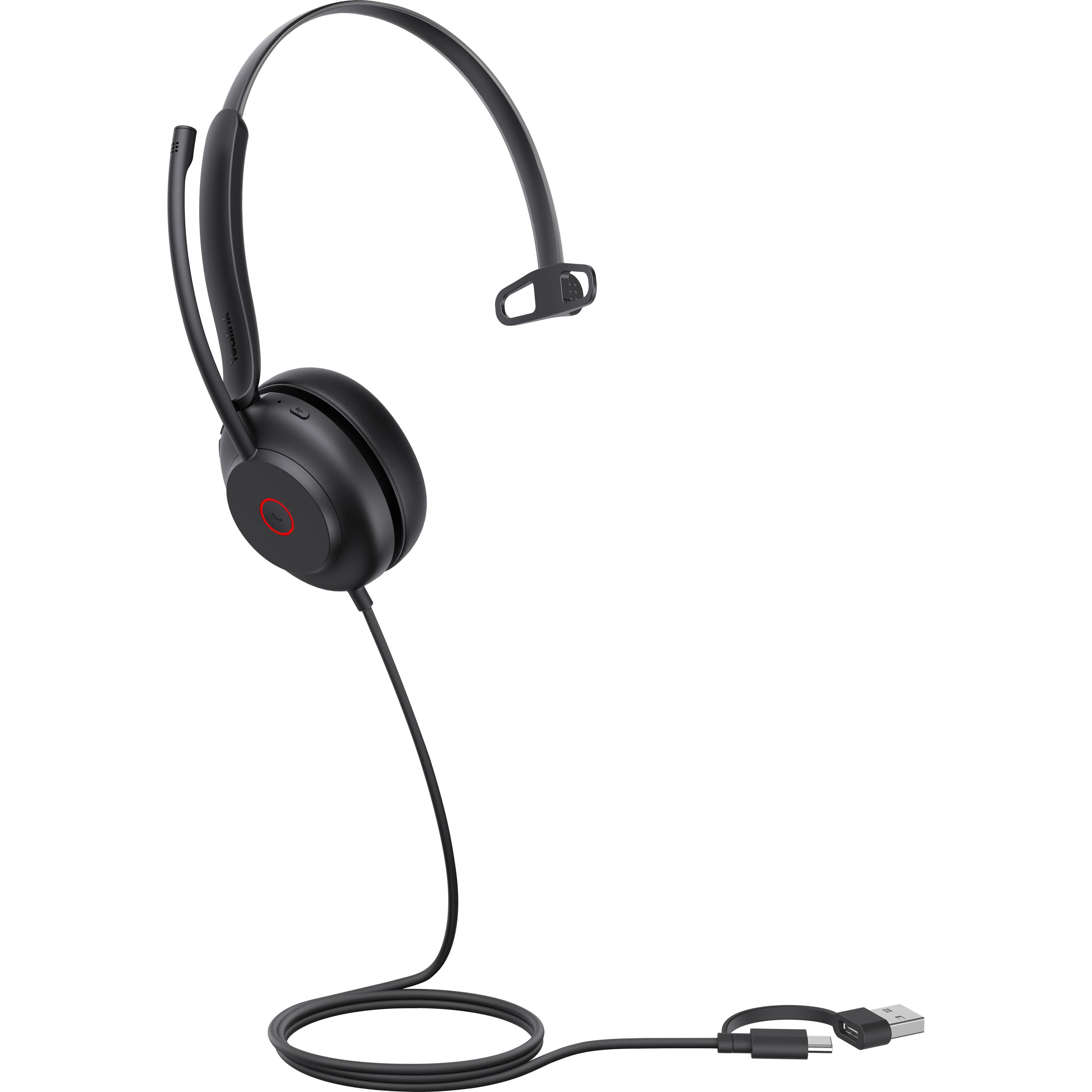 Thumbnail - Yealink UH 35 Serie (Kabelgebunden, USB-A), Office Headset, Schwarz