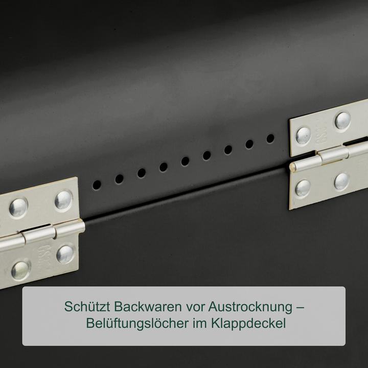 Actual product image Relaxdays Retro Brotkasten mit Deckel & Griff