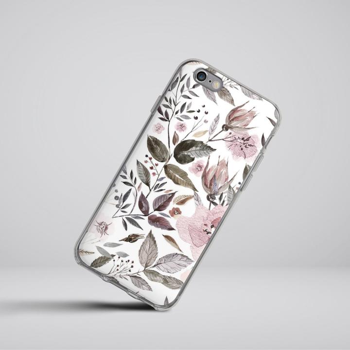 Produktbild DeinDesign Silikon Hülle für Apple iPhone 6s Handyhülle Case Smartphone Schutzhülle Blumen Pastell (Apple iPhone 6s)