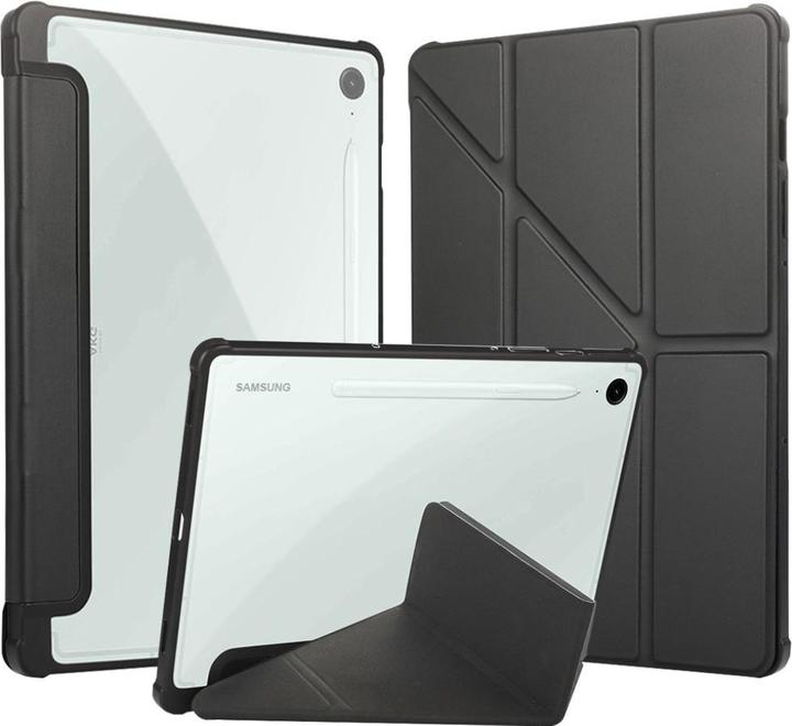 No Name Custodia Stand Samsung Tab S10 Ultra czarne / nero (Samsung Galaxy Tab S10 Ultra)