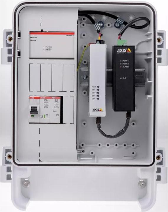 Productafbeelding Axis T8144 PoE+ Midspan Industrieel (802.3af (PoE), Eigen 24V, 60 W)