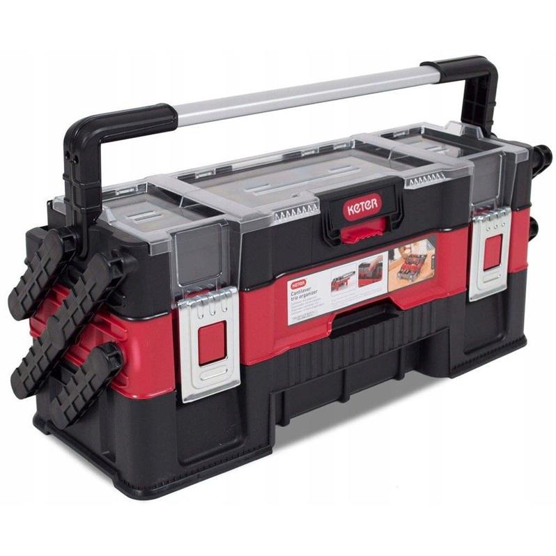 Keter, Cassetta degli attrezzi, Triplo vassoio portaoggetti (1 Pezzo)