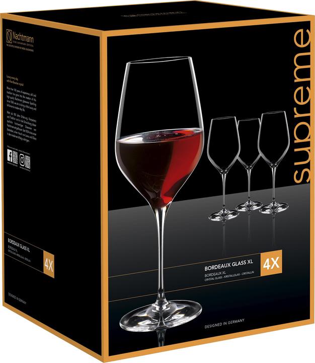 Actual product image Nachtmann Bordeaux glasses Supreme (81 cl, 4 Glasses, Red wine glasses)
