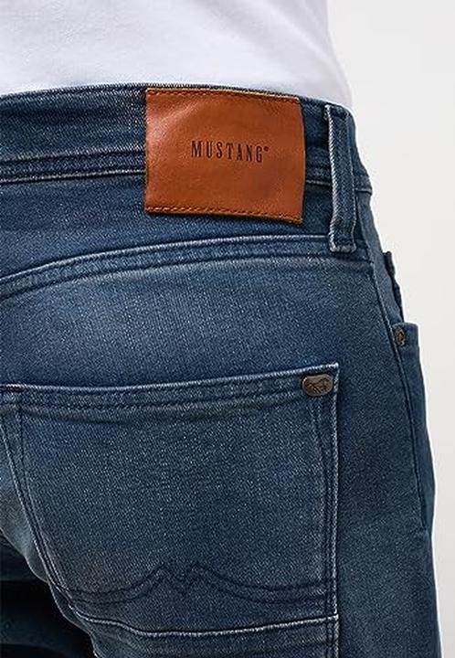 Actual product image Mustang Mid Rise Vegas Jeans Slim Fit Dark Blue Used (W28/L30)