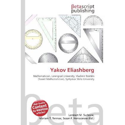 Yakov Eliashberg, Fachbücher