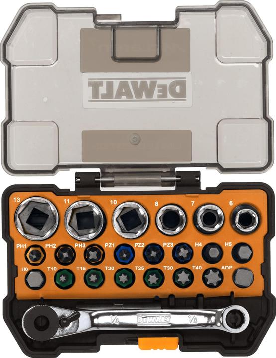 Produktbild DeWalt McLaren / 24-tlg. BIT- UND RATSCHENSET