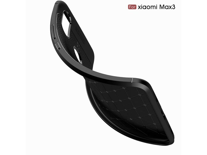 Produktbild Screenguard Xiaomi Mi Max 3 Hülle Leather Design TPU Cover (Xiaomi Mi Max 3)