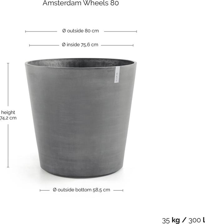 Produktbild Ecopots Amsterdam (80 cm)