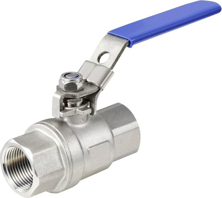 Immagine prodotto Tru Components TC-2PC-DN20-316 TC-12770352 Standard-Kugelhahn Innengewinde: G3/4