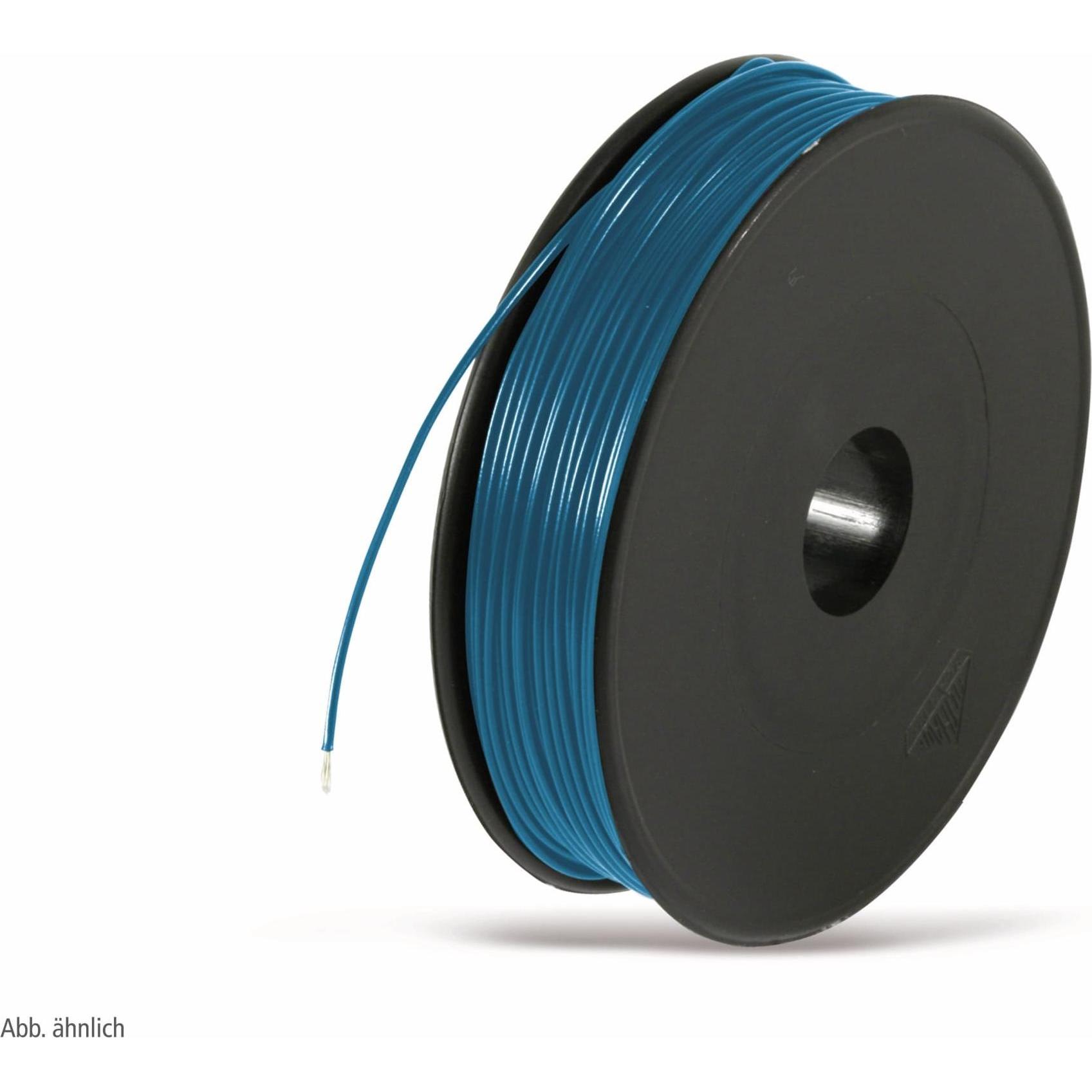 Eneroid, Kabelleitung, Litze, 1x0,25, 100m Spule, blau, LIYV (100 m)