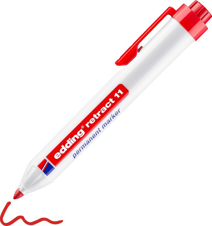 Produktbild Edding Permanent Marker 11 rot (Rot, 3 mm, 1 x)