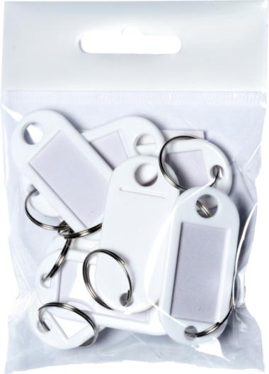 Actual product image B.N.T. Nøglering PET 10pcs Hvid